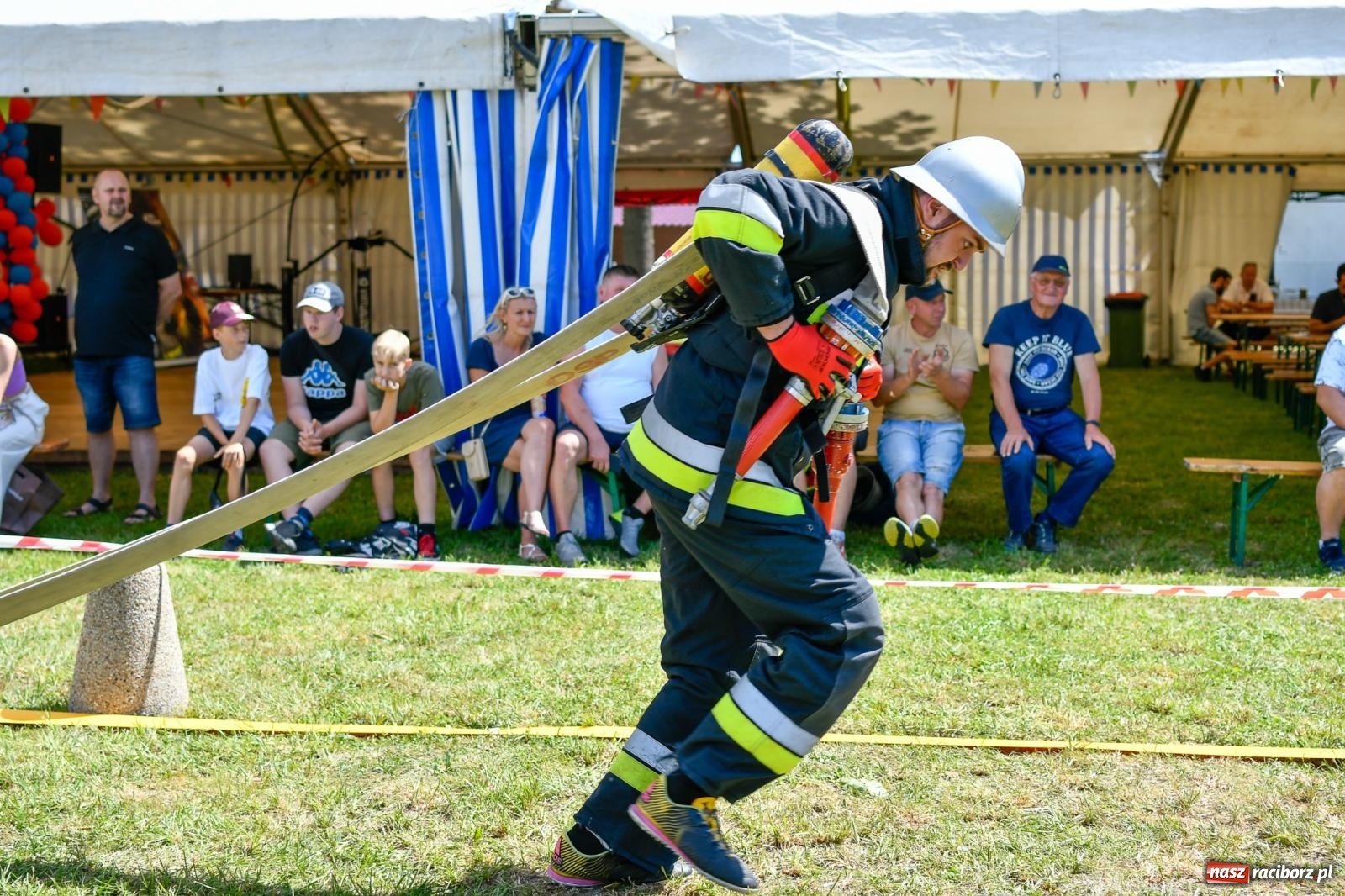 Zdjęcie w galerii na portalu naszraciborz.pl: VI Międzynarodowe Zawody Sportowo-Pożarnicze Żelazny jak strażak [FOTO i WIDEO] wiadomości z regionu