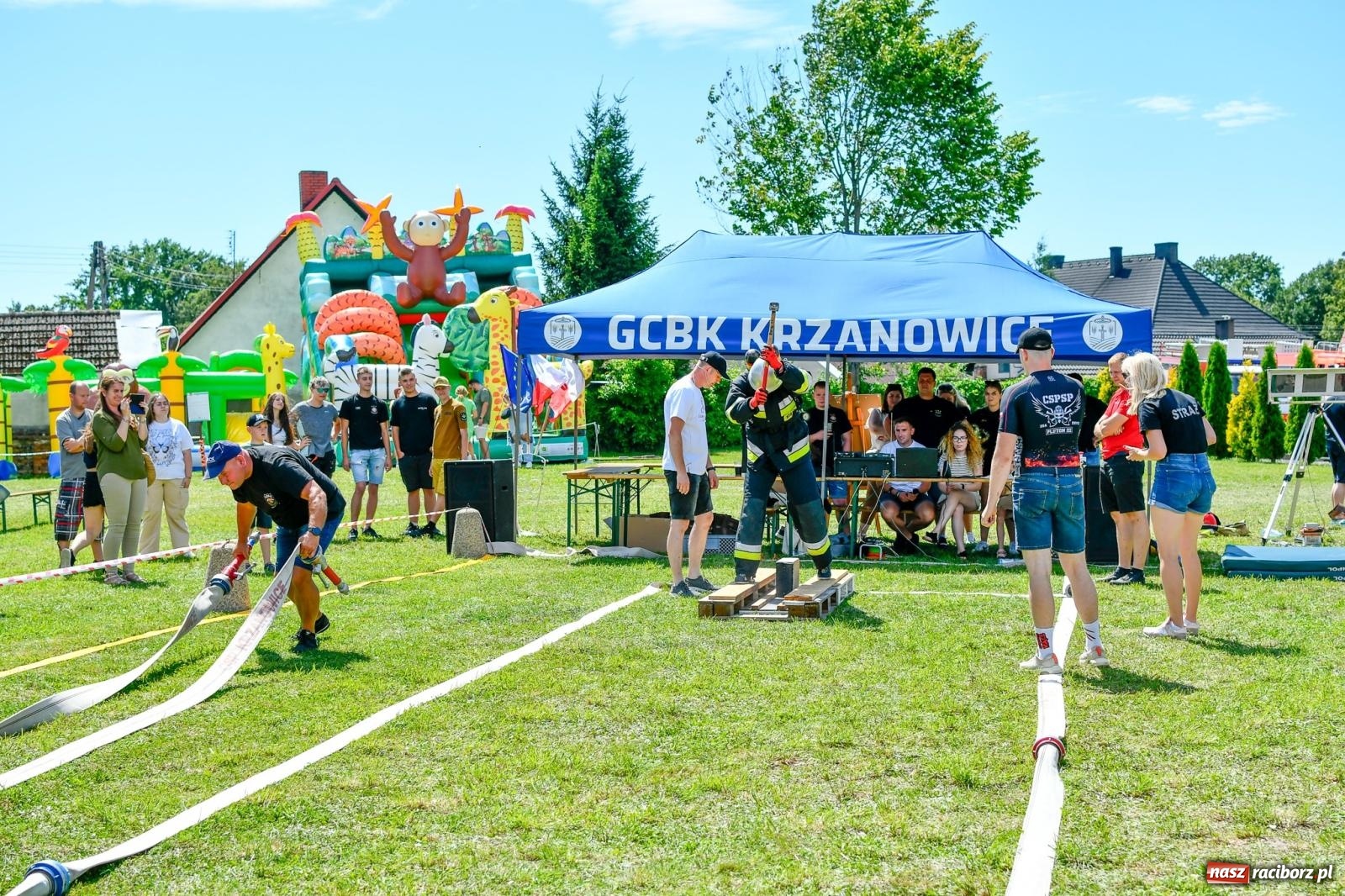Zdjęcie w galerii na portalu naszraciborz.pl: VI Międzynarodowe Zawody Sportowo-Pożarnicze Żelazny jak strażak [FOTO i WIDEO] wiadomości z regionu