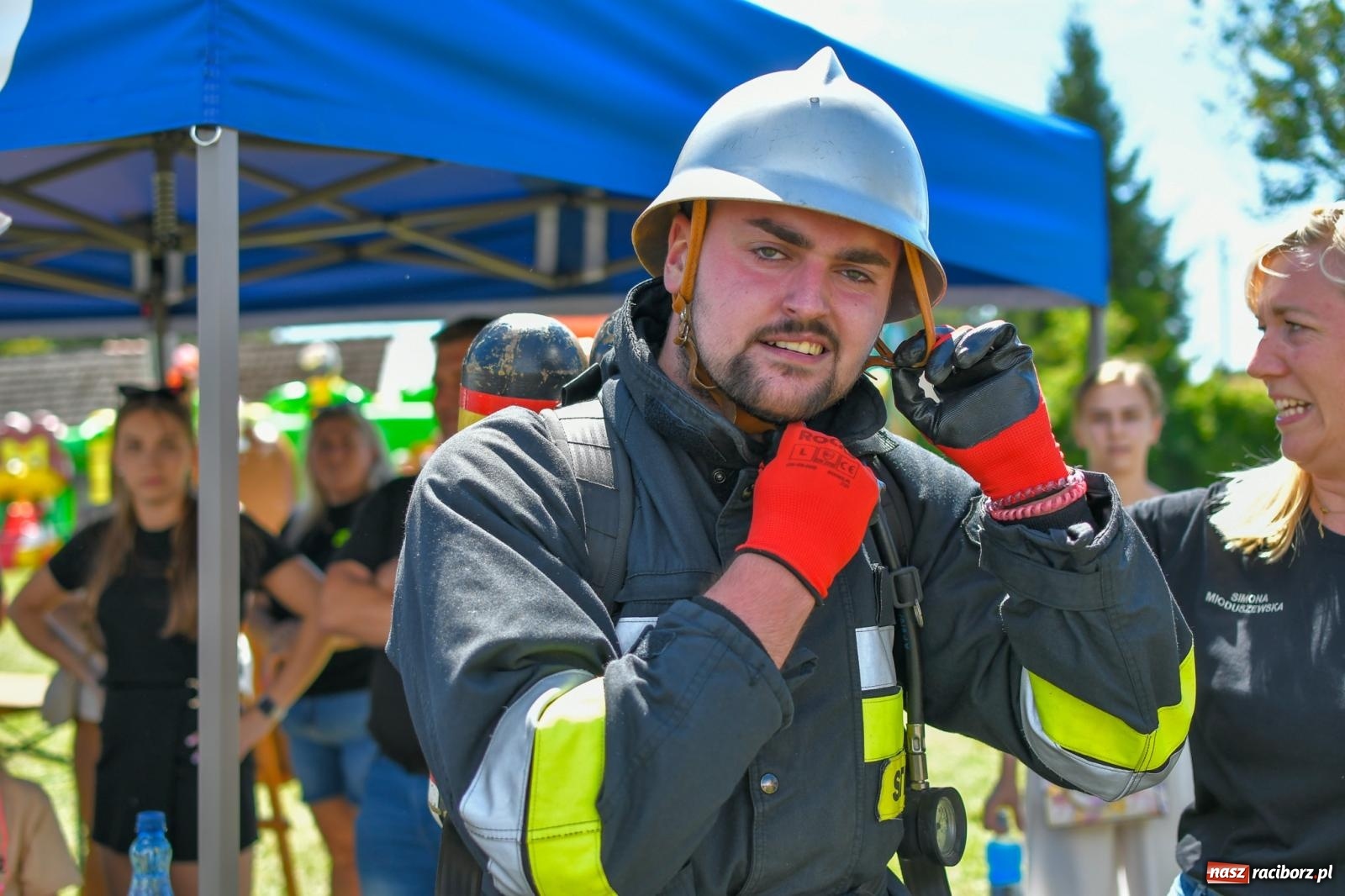 Zdjęcie w galerii na portalu naszraciborz.pl: VI Międzynarodowe Zawody Sportowo-Pożarnicze Żelazny jak strażak [FOTO i WIDEO] wiadomości z regionu