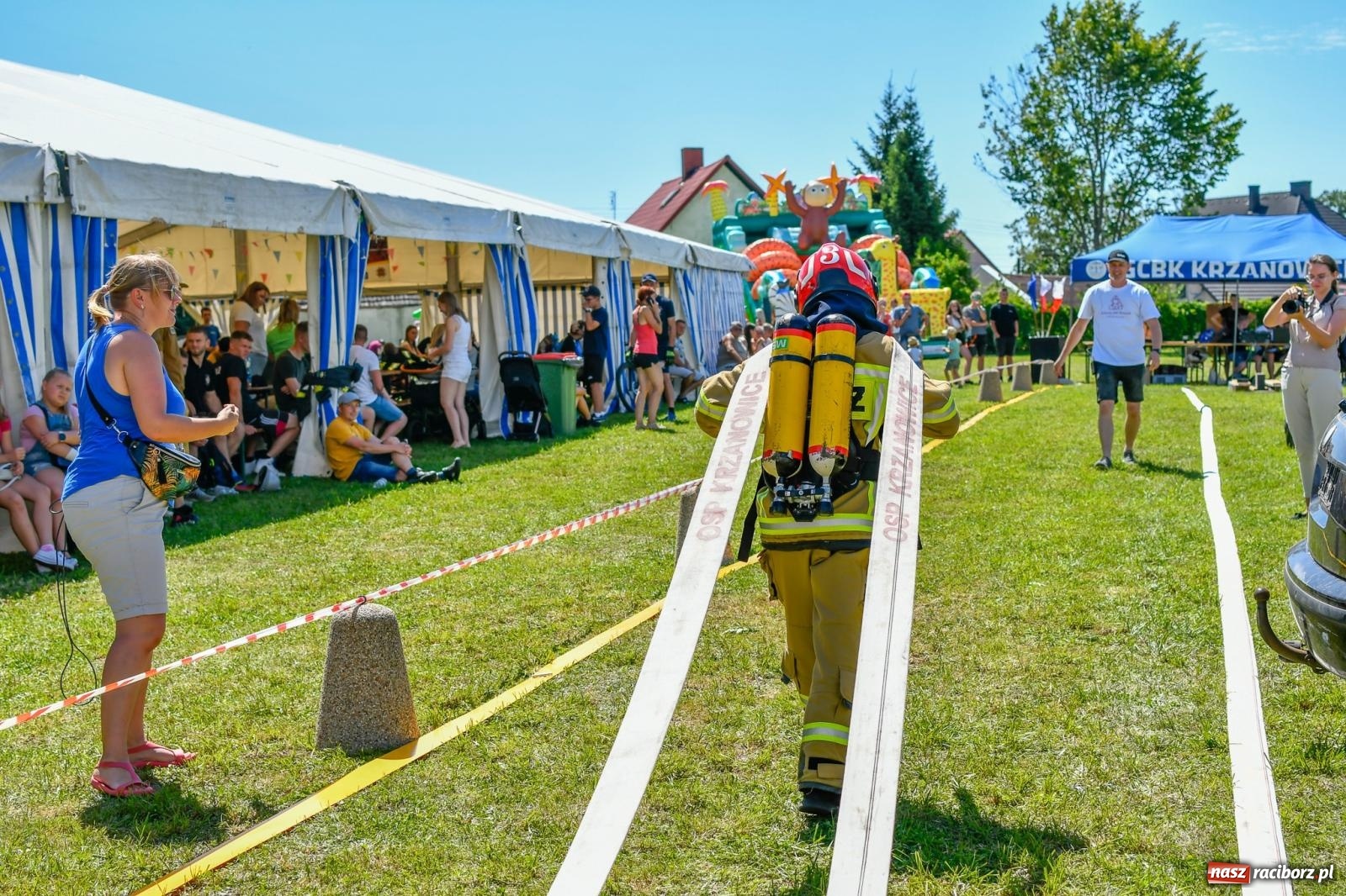 Zdjęcie w galerii na portalu naszraciborz.pl: VI Międzynarodowe Zawody Sportowo-Pożarnicze Żelazny jak strażak [FOTO i WIDEO] wiadomości z regionu