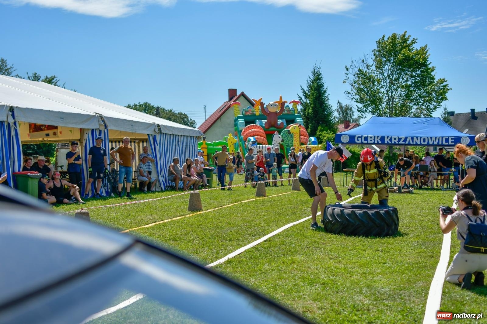 Zdjęcie w galerii na portalu naszraciborz.pl: VI Międzynarodowe Zawody Sportowo-Pożarnicze Żelazny jak strażak [FOTO i WIDEO] wiadomości z regionu