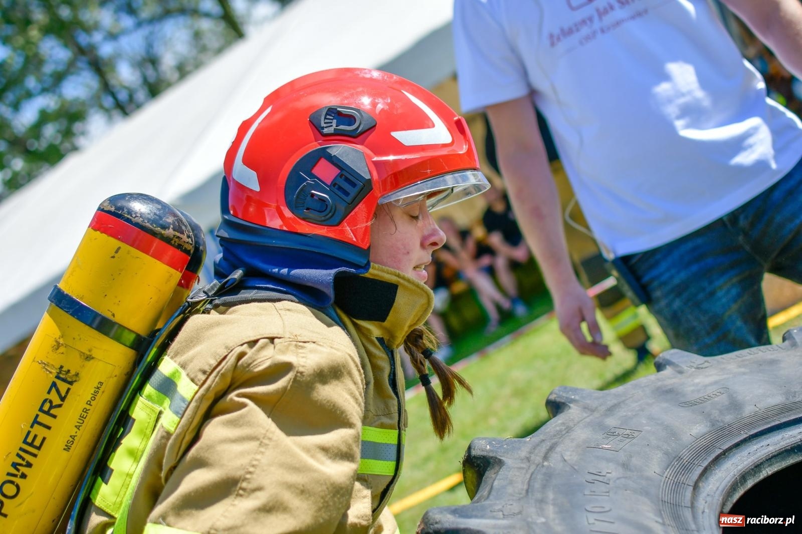 Zdjęcie w galerii na portalu naszraciborz.pl: VI Międzynarodowe Zawody Sportowo-Pożarnicze Żelazny jak strażak [FOTO i WIDEO] wiadomości z regionu