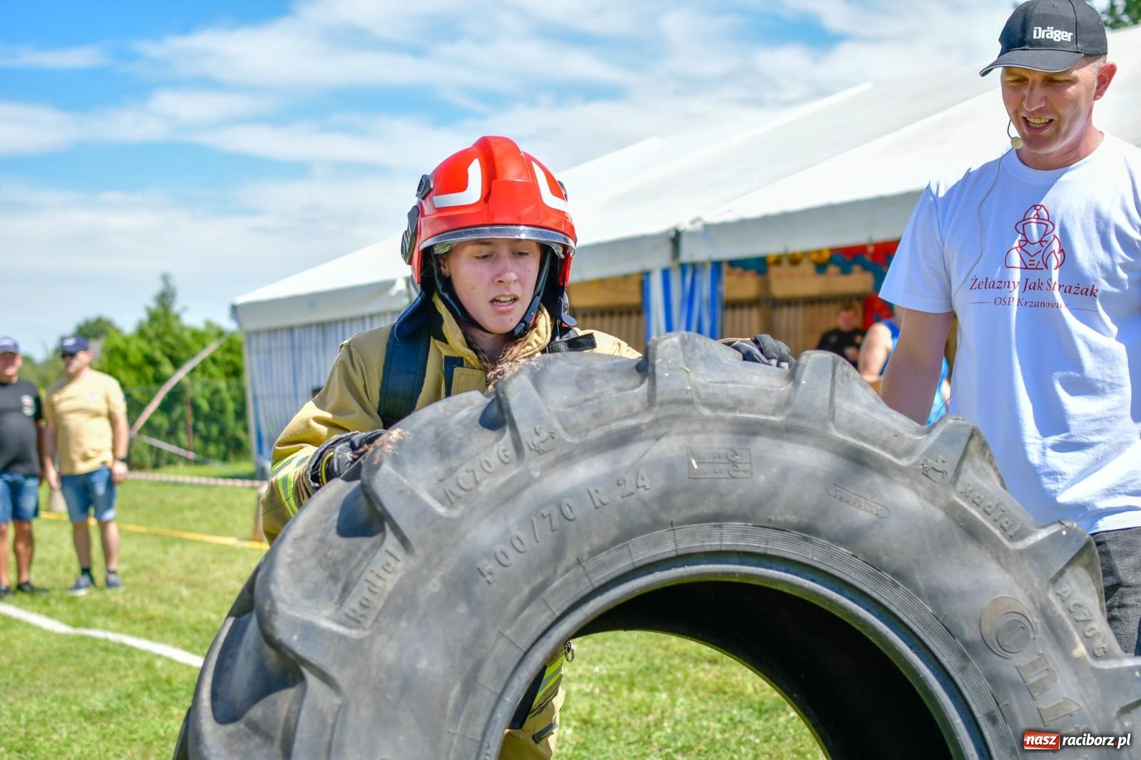 Zdjęcie w galerii na portalu naszraciborz.pl: VI Międzynarodowe Zawody Sportowo-Pożarnicze Żelazny jak strażak [FOTO i WIDEO] wiadomości z regionu