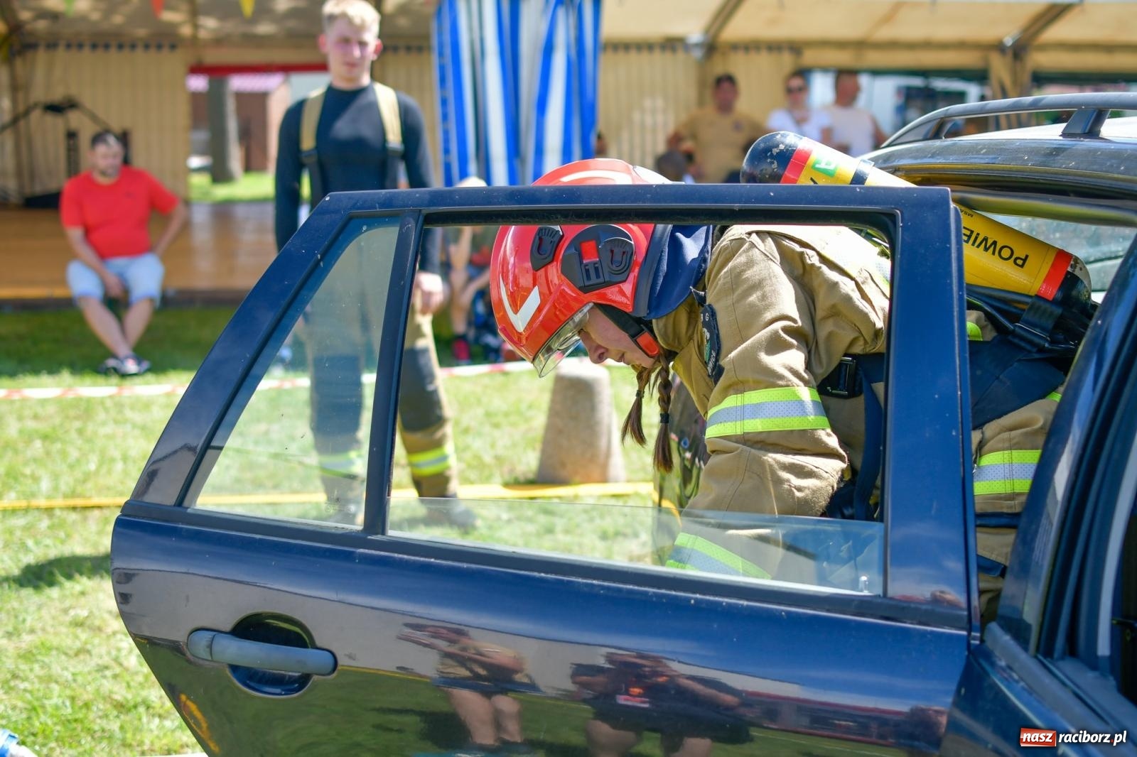 Zdjęcie w galerii na portalu naszraciborz.pl: VI Międzynarodowe Zawody Sportowo-Pożarnicze Żelazny jak strażak [FOTO i WIDEO] wiadomości z regionu