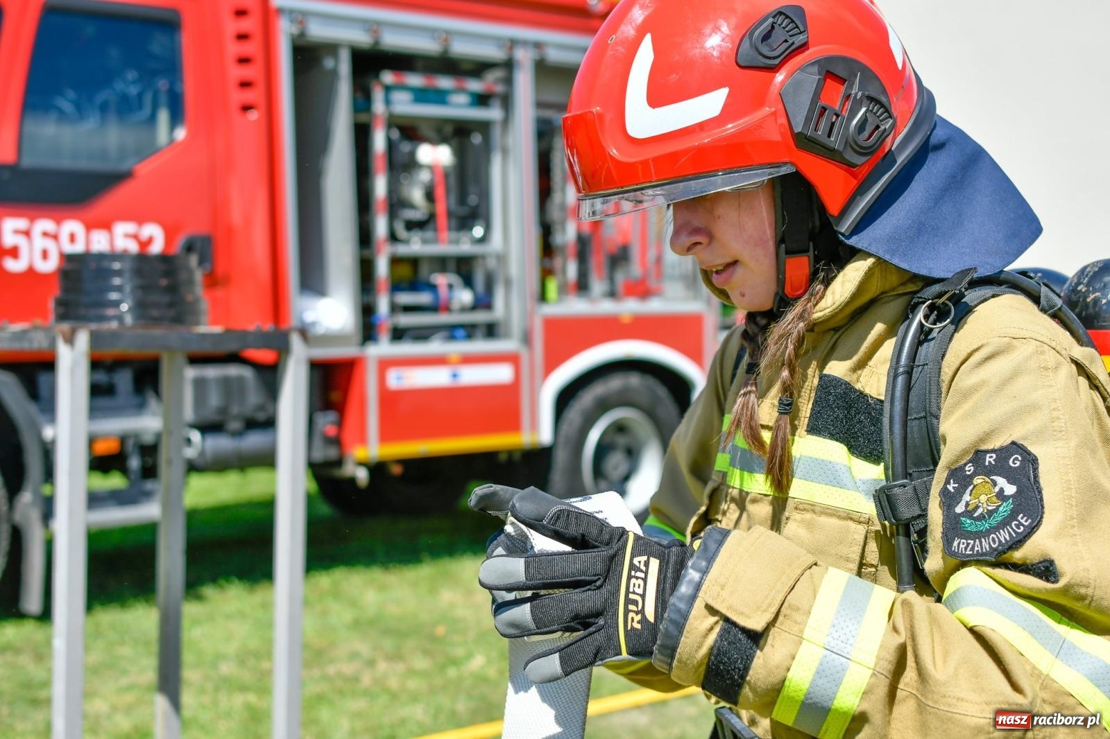 Zdjęcie w galerii na portalu naszraciborz.pl: VI Międzynarodowe Zawody Sportowo-Pożarnicze Żelazny jak strażak [FOTO i WIDEO] wiadomości z regionu