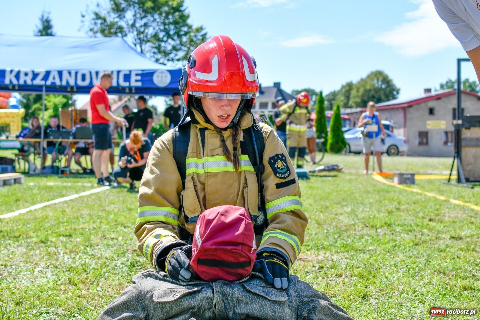 Zdjęcie w galerii na portalu naszraciborz.pl: VI Międzynarodowe Zawody Sportowo-Pożarnicze Żelazny jak strażak [FOTO i WIDEO] wiadomości z regionu