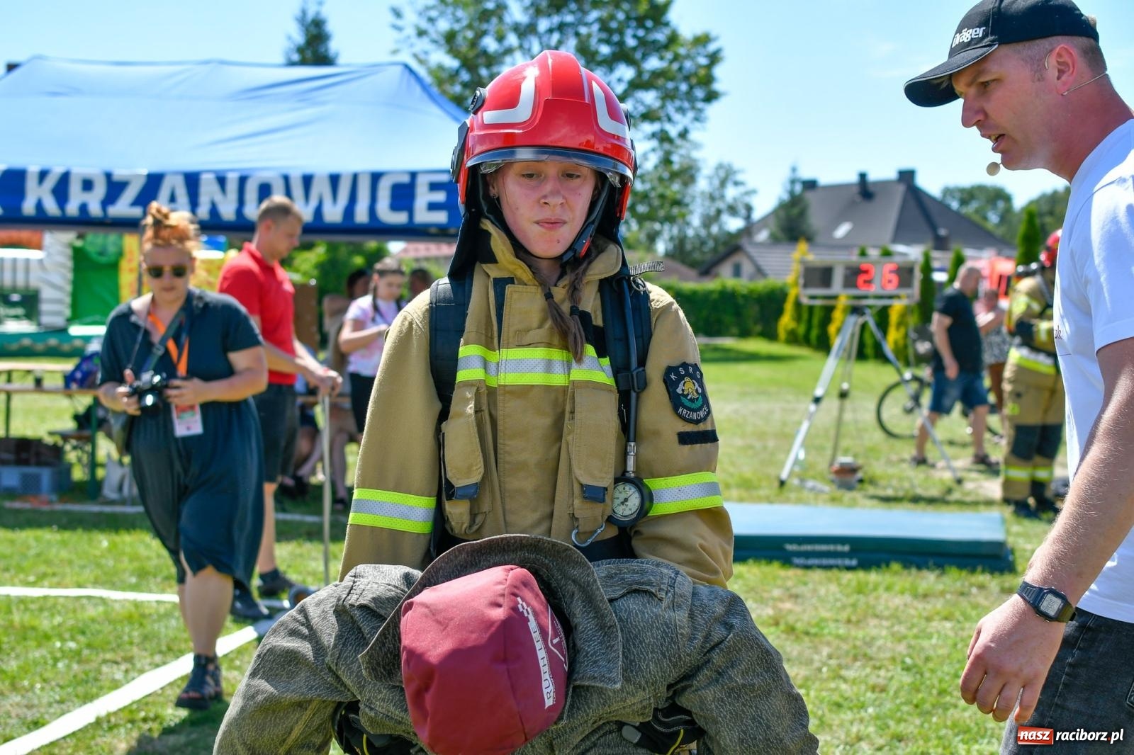 Zdjęcie w galerii na portalu naszraciborz.pl: VI Międzynarodowe Zawody Sportowo-Pożarnicze Żelazny jak strażak [FOTO i WIDEO] wiadomości z regionu