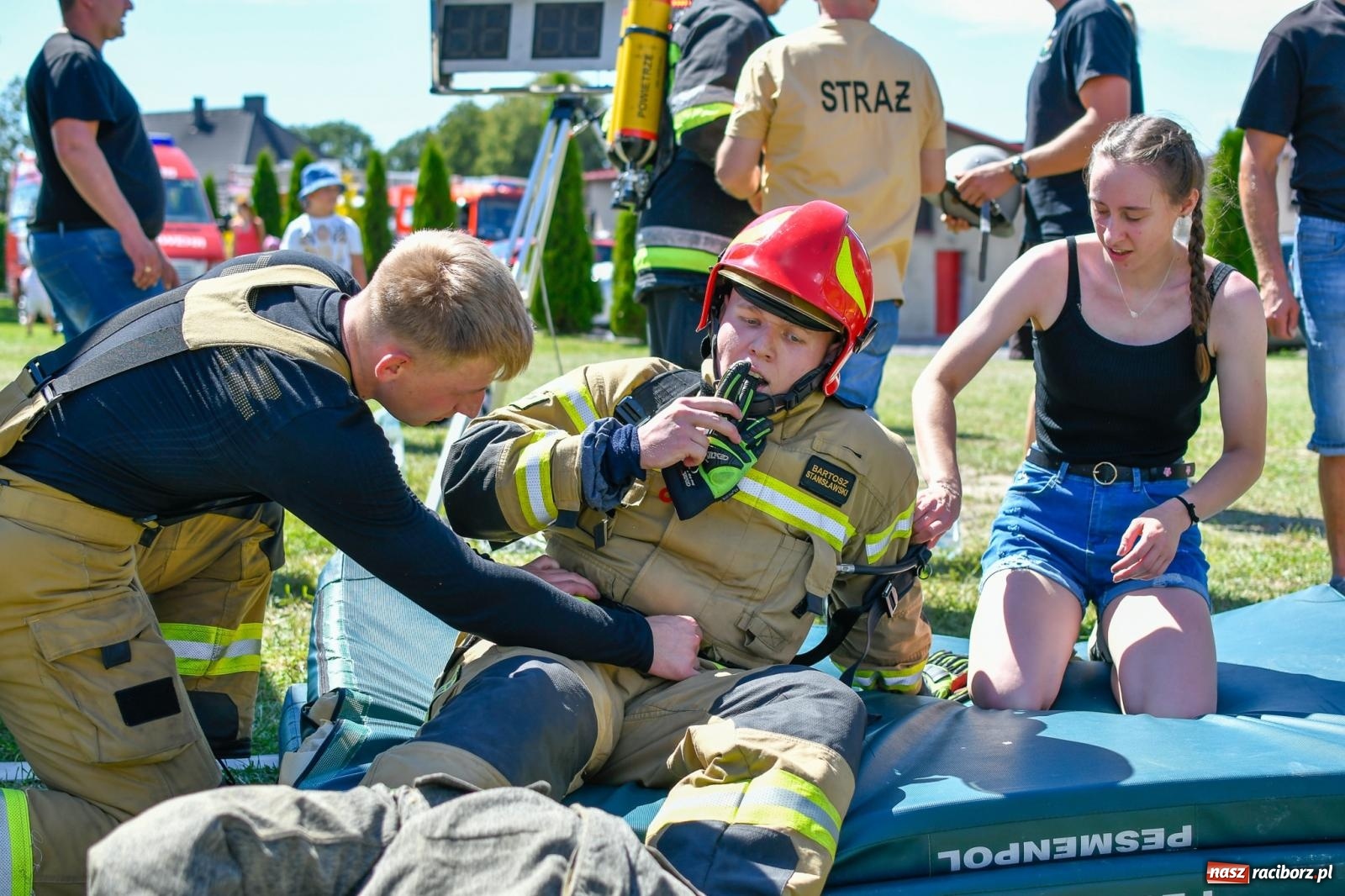 Zdjęcie w galerii na portalu naszraciborz.pl: VI Międzynarodowe Zawody Sportowo-Pożarnicze Żelazny jak strażak [FOTO i WIDEO] wiadomości z regionu
