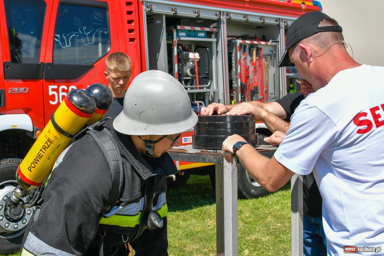 Zdjęcie w galerii na portalu naszraciborz.pl: VI Międzynarodowe Zawody Sportowo-Pożarnicze Żelazny jak strażak [FOTO i WIDEO] wiadomości z regionu