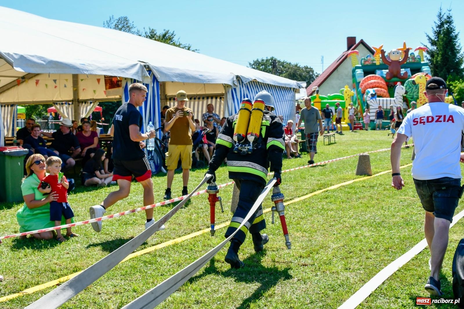 Zdjęcie w galerii na portalu naszraciborz.pl: VI Międzynarodowe Zawody Sportowo-Pożarnicze Żelazny jak strażak [FOTO i WIDEO] wiadomości z regionu