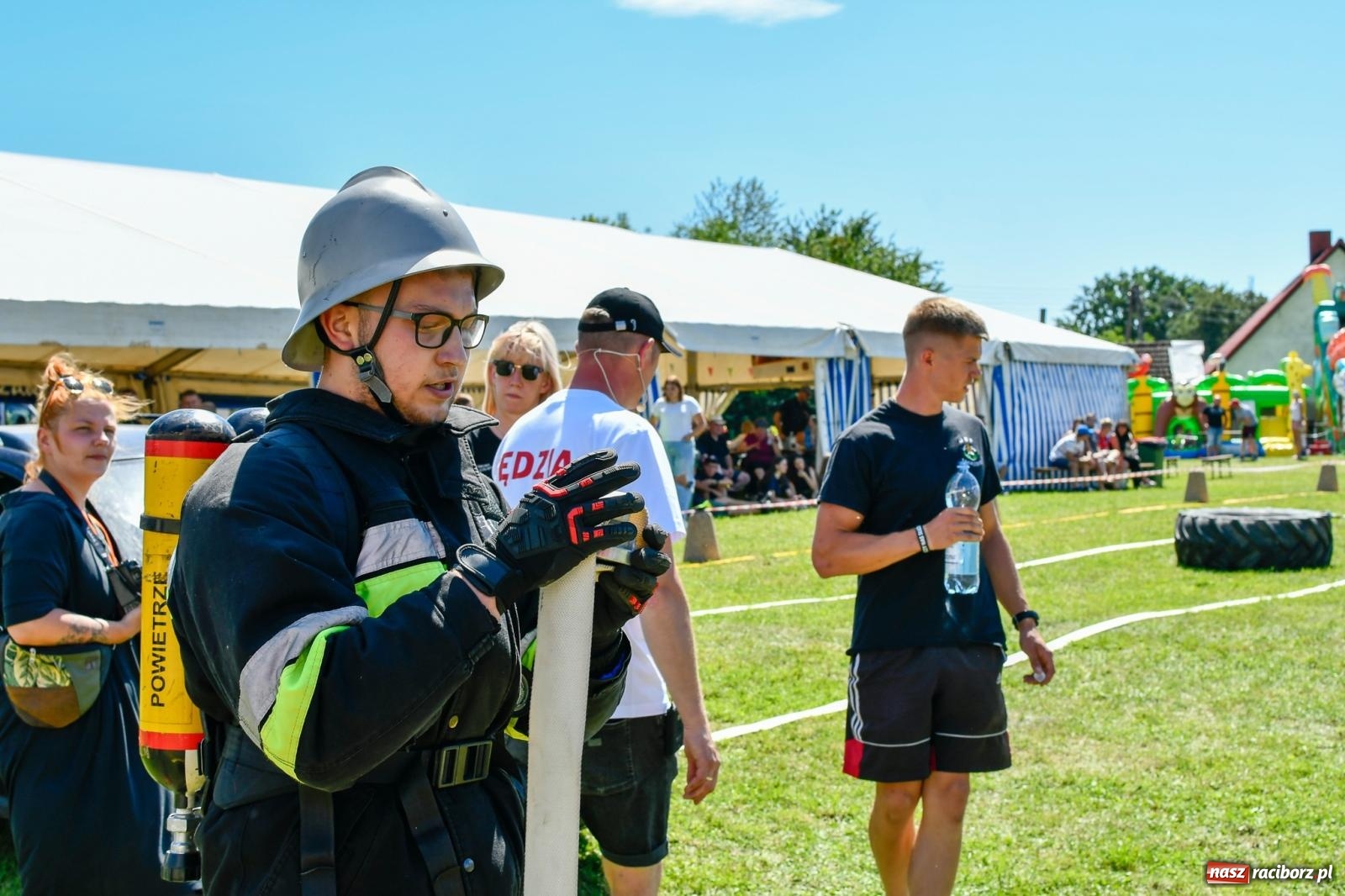 Zdjęcie w galerii na portalu naszraciborz.pl: VI Międzynarodowe Zawody Sportowo-Pożarnicze Żelazny jak strażak [FOTO i WIDEO] wiadomości z regionu