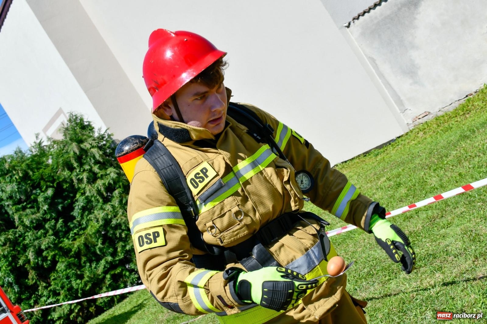 Zdjęcie w galerii na portalu naszraciborz.pl: VI Międzynarodowe Zawody Sportowo-Pożarnicze Żelazny jak strażak [FOTO i WIDEO] wiadomości z regionu