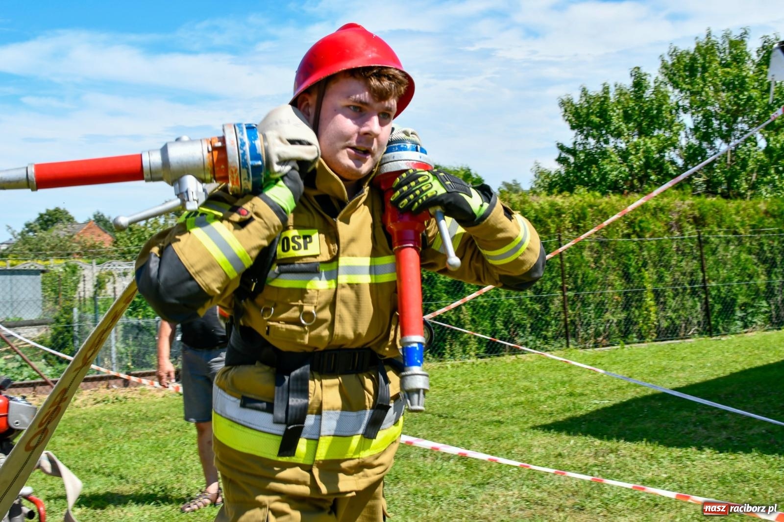 Zdjęcie w galerii na portalu naszraciborz.pl: VI Międzynarodowe Zawody Sportowo-Pożarnicze Żelazny jak strażak [FOTO i WIDEO] wiadomości z regionu