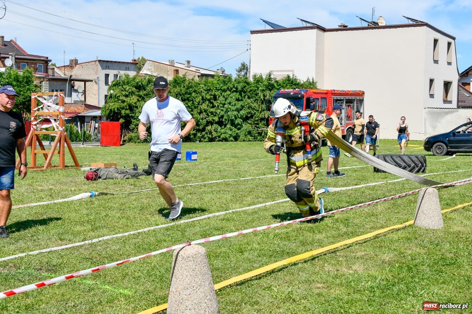 Zdjęcie w galerii na portalu naszraciborz.pl: VI Międzynarodowe Zawody Sportowo-Pożarnicze Żelazny jak strażak [FOTO i WIDEO] wiadomości z regionu