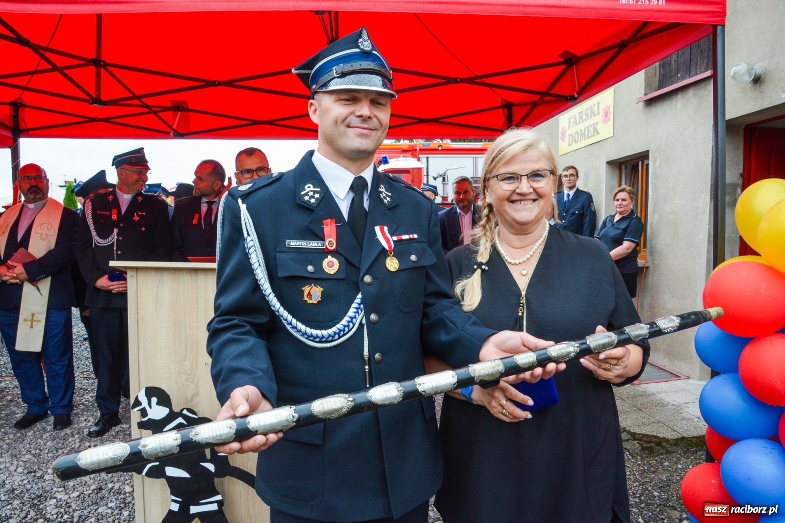 Zdjęcie w galerii na portalu naszraciborz.pl: Taki prezent na strażackie urodziny zdarza się rzadko. OSP Krzanowice świętuje 135-lecie [FOTO i WIDEO] wiadomości z regionu