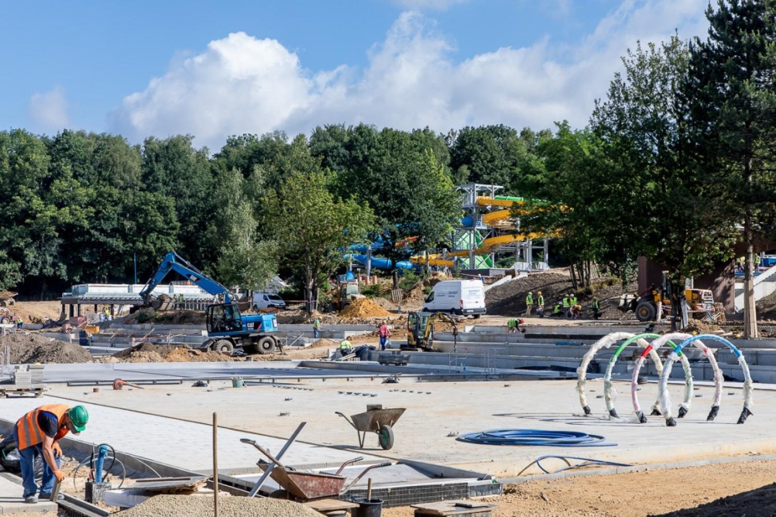 Zdjęcie w galerii na portalu naszraciborz.pl: Zjeżdżalnia na blisko 200 m. Nowa Fala rośnie w oczach wiadomości z regionu