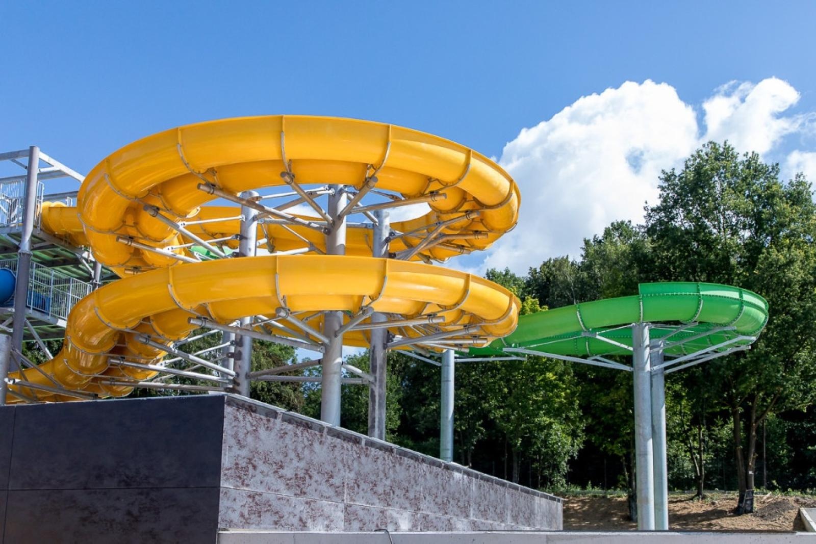 Zdjęcie w galerii na portalu naszraciborz.pl: Zjeżdżalnia na blisko 200 m. Nowa Fala rośnie w oczach wiadomości z regionu