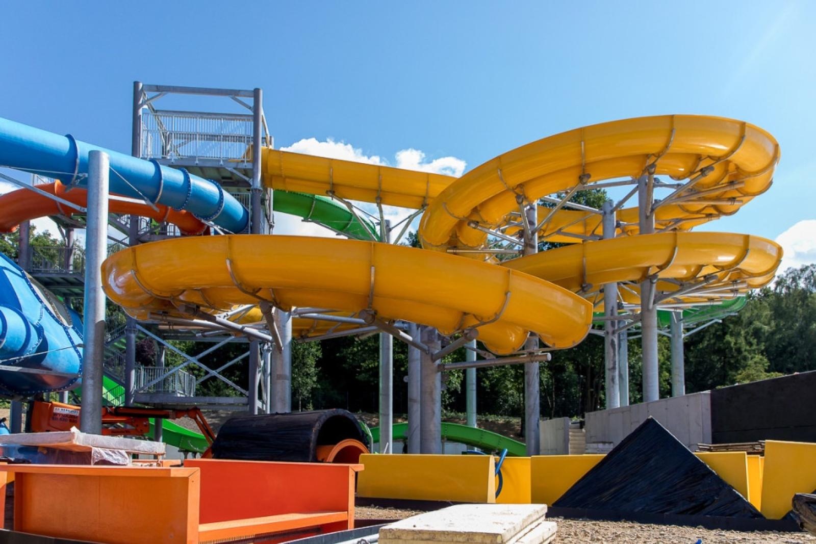 Zdjęcie w galerii na portalu naszraciborz.pl: Zjeżdżalnia na blisko 200 m. Nowa Fala rośnie w oczach wiadomości z regionu