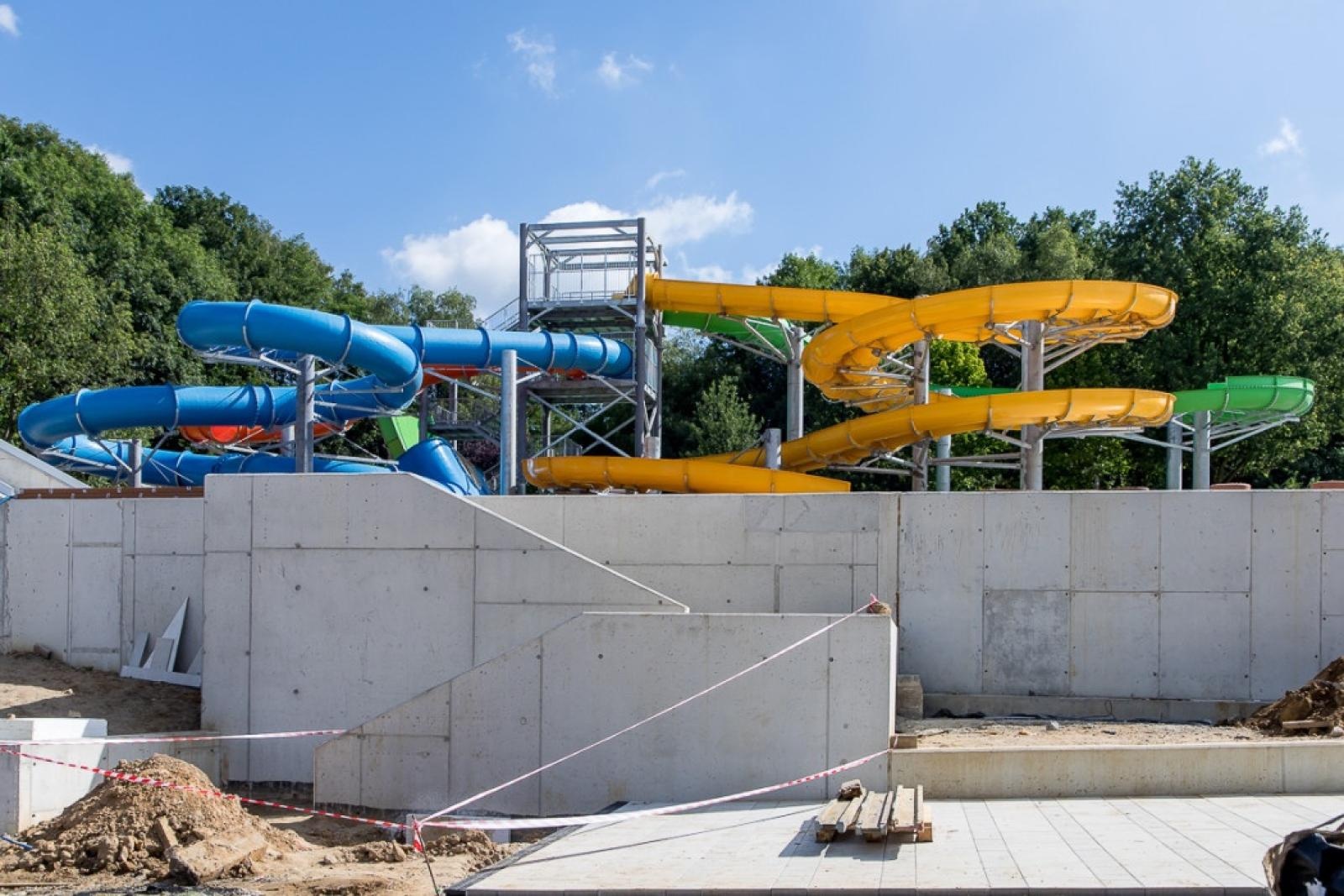 Zdjęcie w galerii na portalu naszraciborz.pl: Zjeżdżalnia na blisko 200 m. Nowa Fala rośnie w oczach wiadomości z regionu