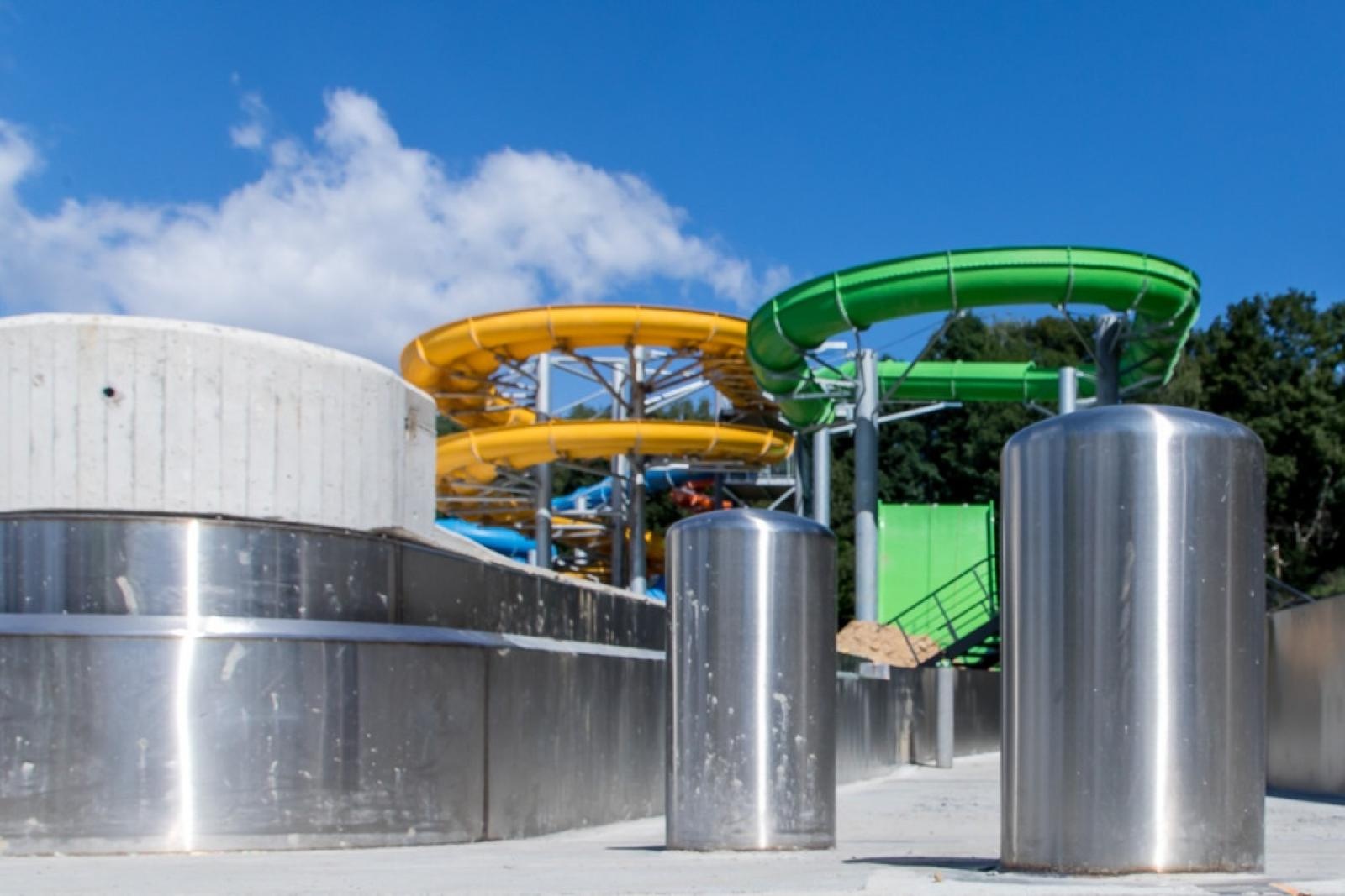 Zdjęcie w galerii na portalu naszraciborz.pl: Zjeżdżalnia na blisko 200 m. Nowa Fala rośnie w oczach wiadomości z regionu