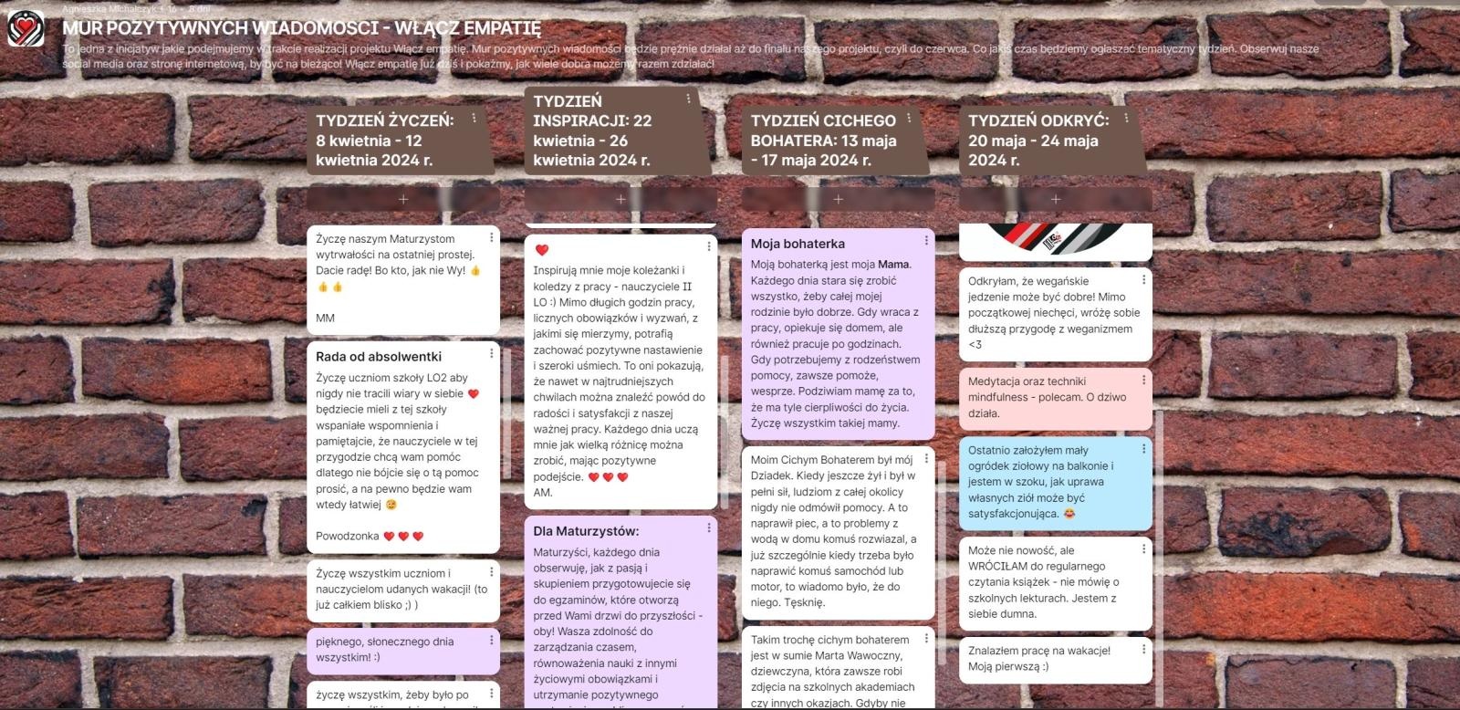 Zdjęcie w galerii na portalu naszraciborz.pl: Włącz Empatię. II LO w Raciborzu promuje życzliwość wiadomości z regionu