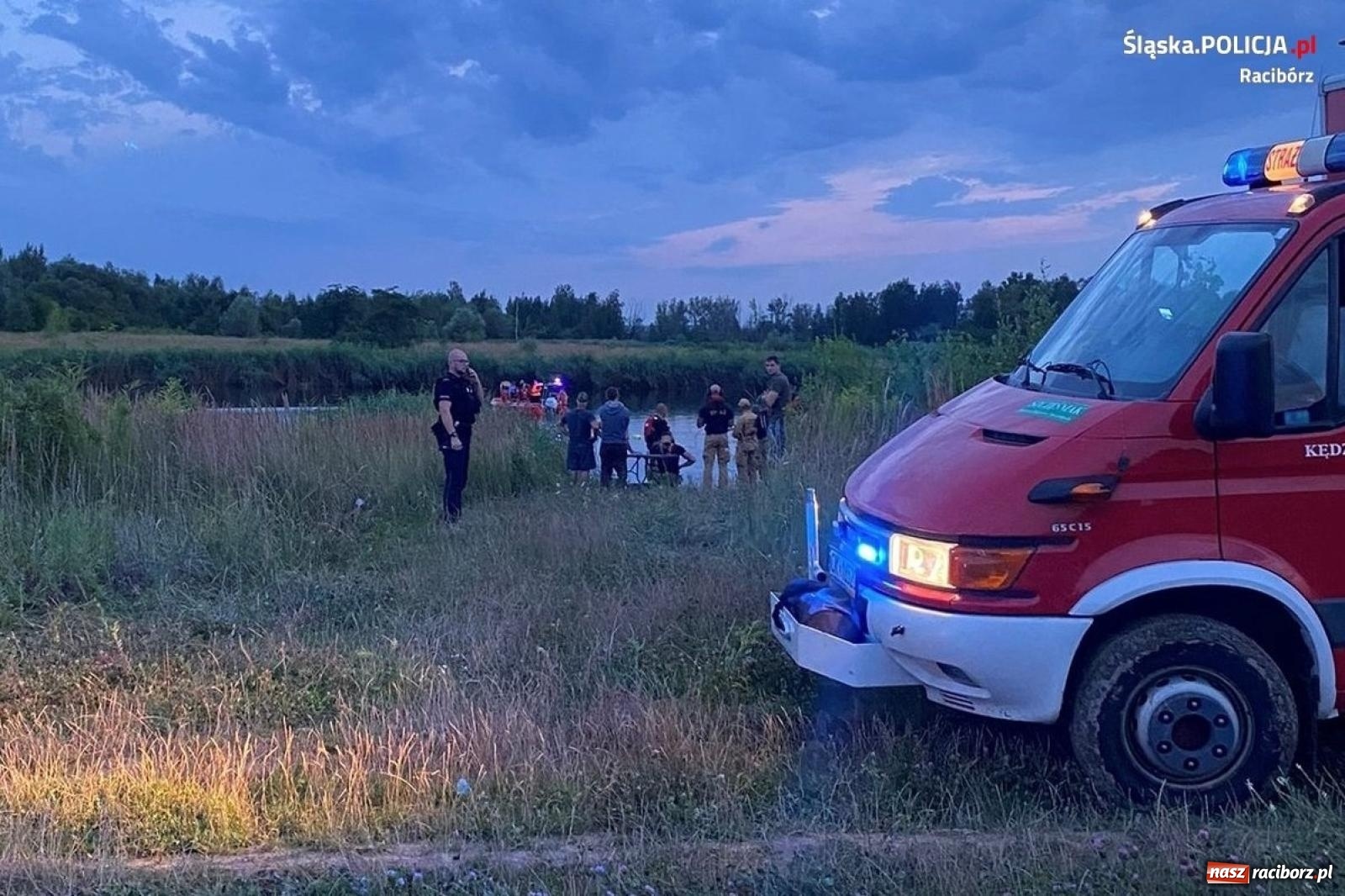 Zdjęcie w galerii na portalu naszraciborz.pl: Komunikat policji w sprawie tragedii w czaszy zbiornika Racibórz [FOTO i WIDEO] wiadomości z regionu