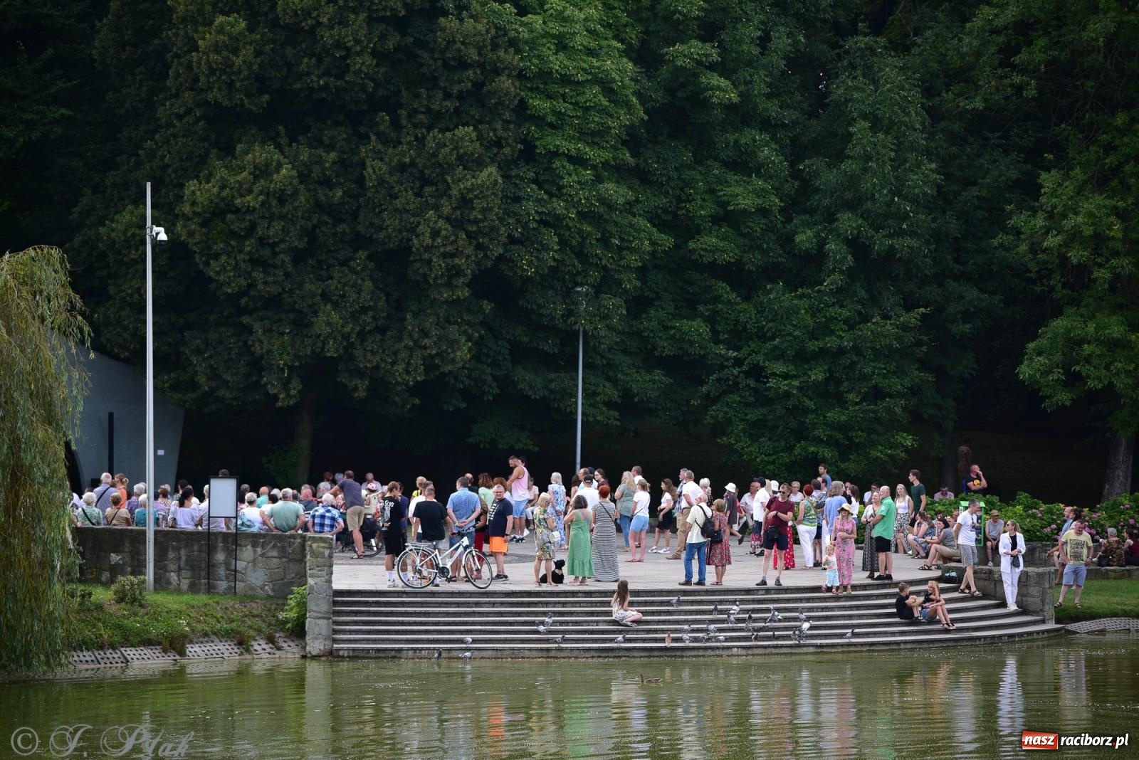 Zdjęcie w galerii na portalu naszraciborz.pl: The Beatles Forever - koncert letni na podsumowanie warsztatów wokalnych w parku im. Miasta Roth [FOTO i WIDEO] wiadomości z regionu
