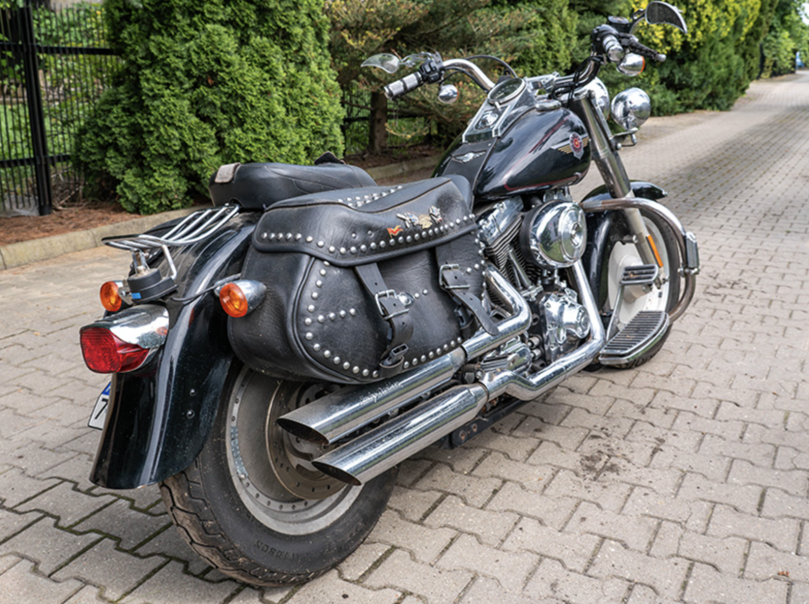 Zdjęcie w galerii na portalu naszraciborz.pl: Śląska skarbówka sprzedaje Fat Boy'a. Motocyklowy klasyk na licytacji wiadomości z regionu