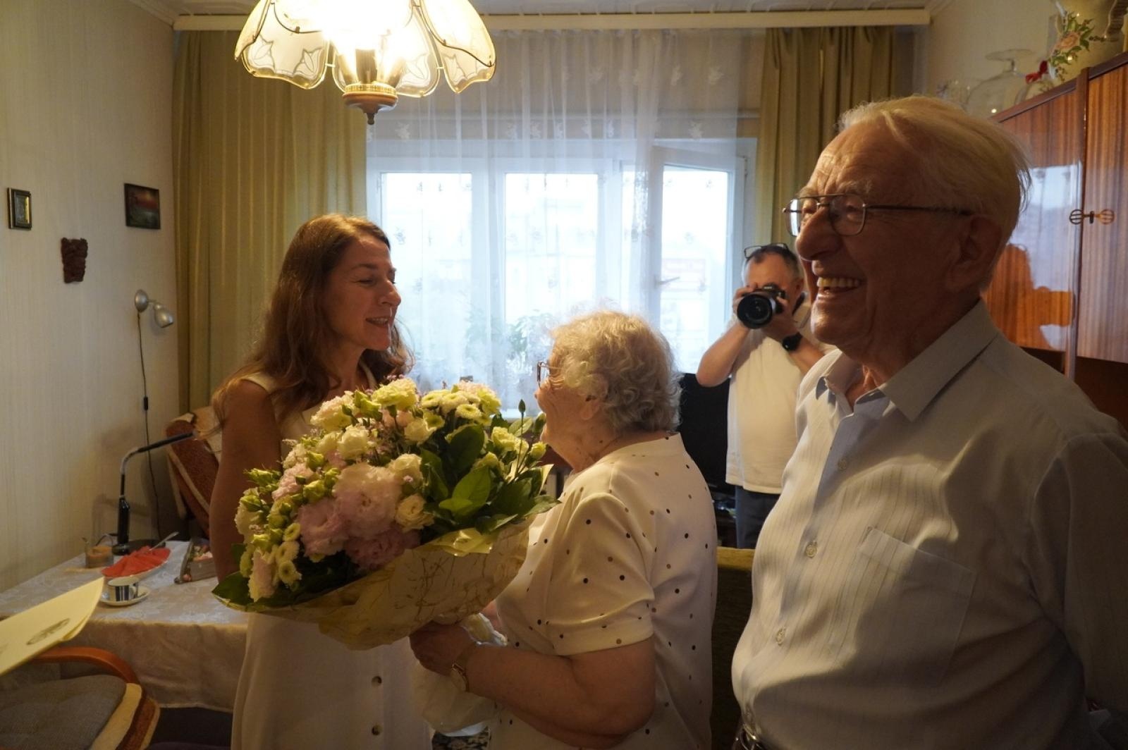 Zdjęcie w galerii na portalu naszraciborz.pl: Kamienne gody państwa Glinkowskich wiadomości z regionu