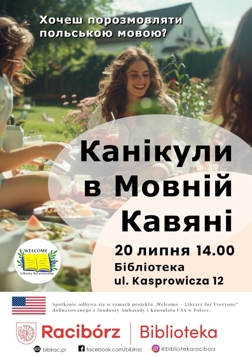 Zdjęcie w galerii na portalu naszraciborz.pl: Wakacyjne spotkanie kafejki językowej wiadomości z regionu