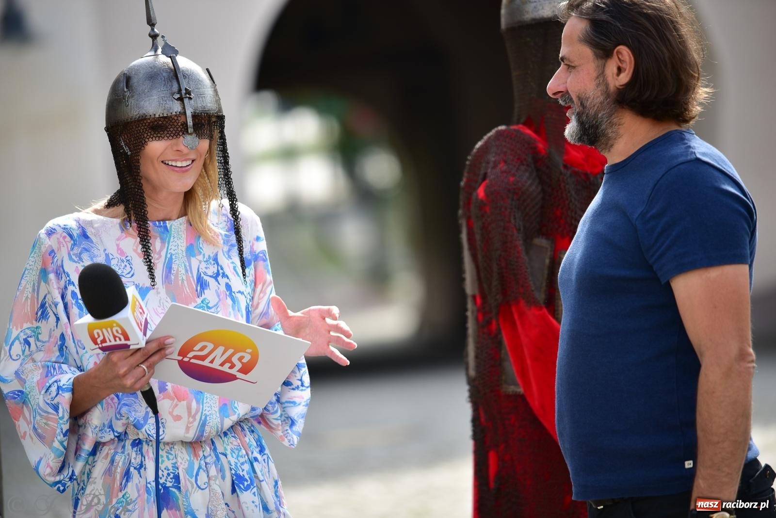 Zdjęcie w galerii na portalu naszraciborz.pl: Pytanie na Śniadanie TVP w Raciborzu. Na Rynku, na zamku, w grodzie i arboretum [FOTO] wiadomości z regionu