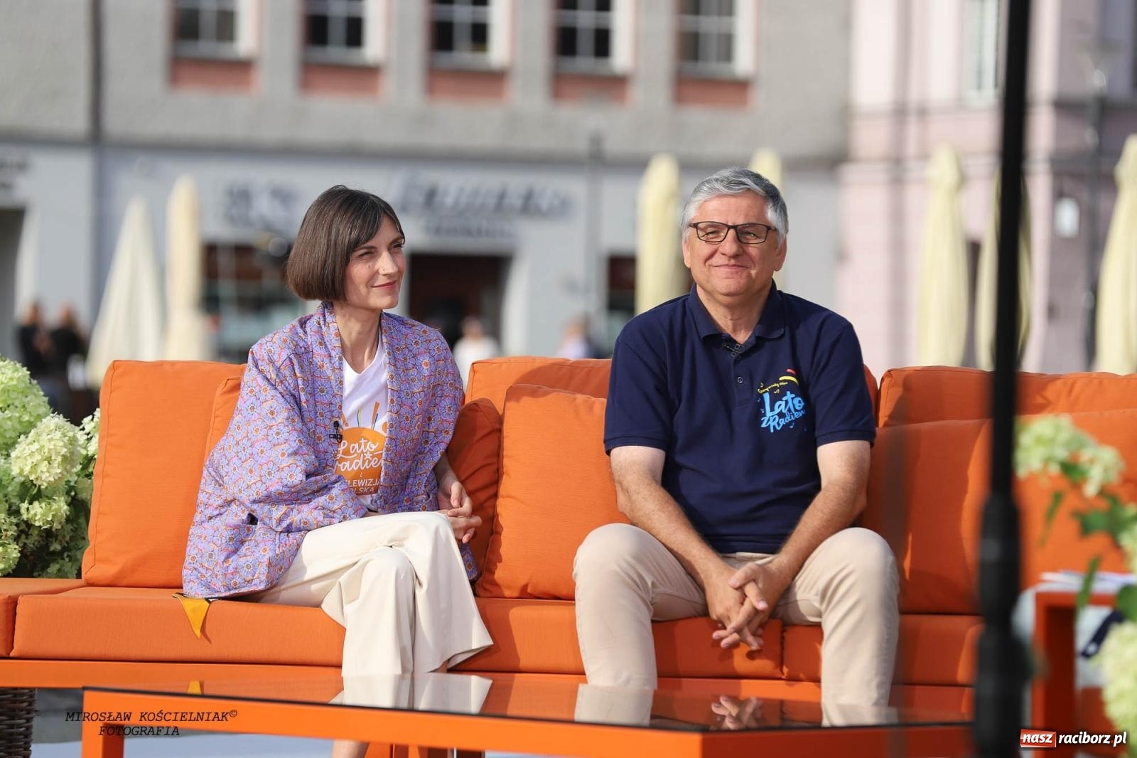 Zdjęcie w galerii na portalu naszraciborz.pl: Pytanie na Śniadanie TVP w Raciborzu. Na Rynku, na zamku, w grodzie i arboretum [FOTO] wiadomości z regionu