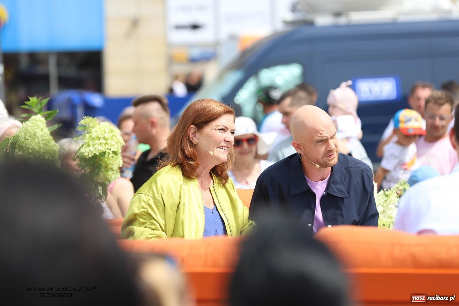Zdjęcie w galerii na portalu naszraciborz.pl: Pytanie na Śniadanie TVP w Raciborzu. Na Rynku, na zamku, w grodzie i arboretum [FOTO] wiadomości z regionu