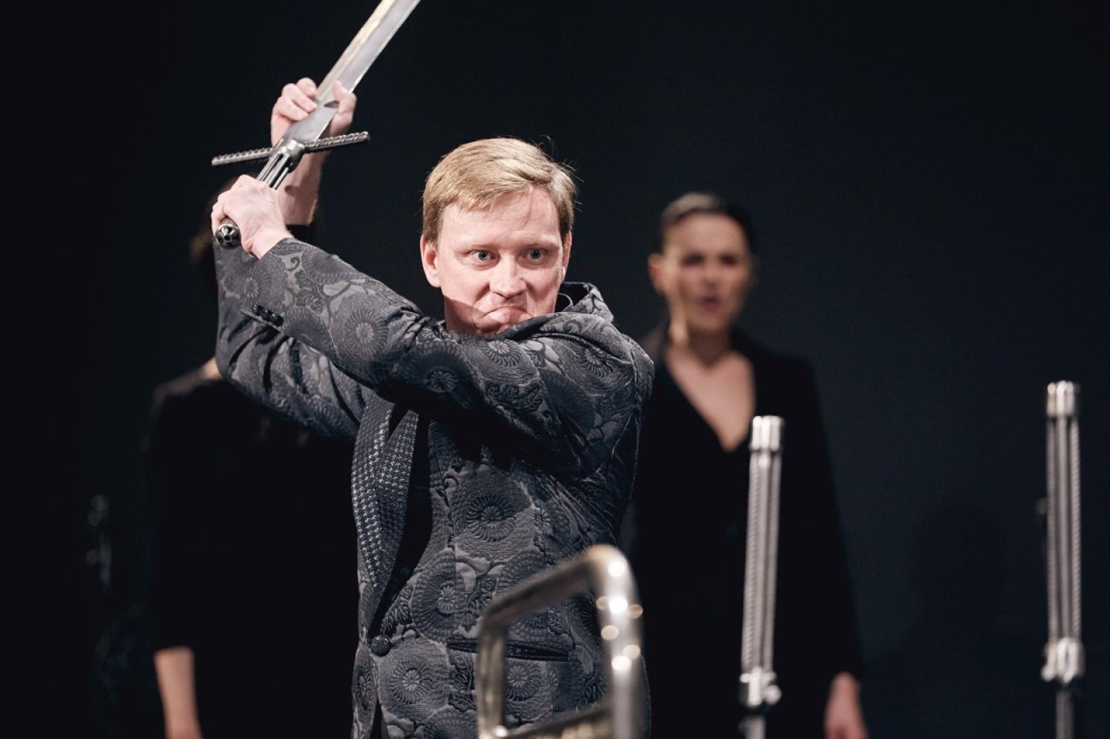 Zdjęcie w galerii na portalu naszraciborz.pl: Program Teatr Polska - Hamlet - Komentarz - Teatr Pieśń Kozła wiadomości z regionu