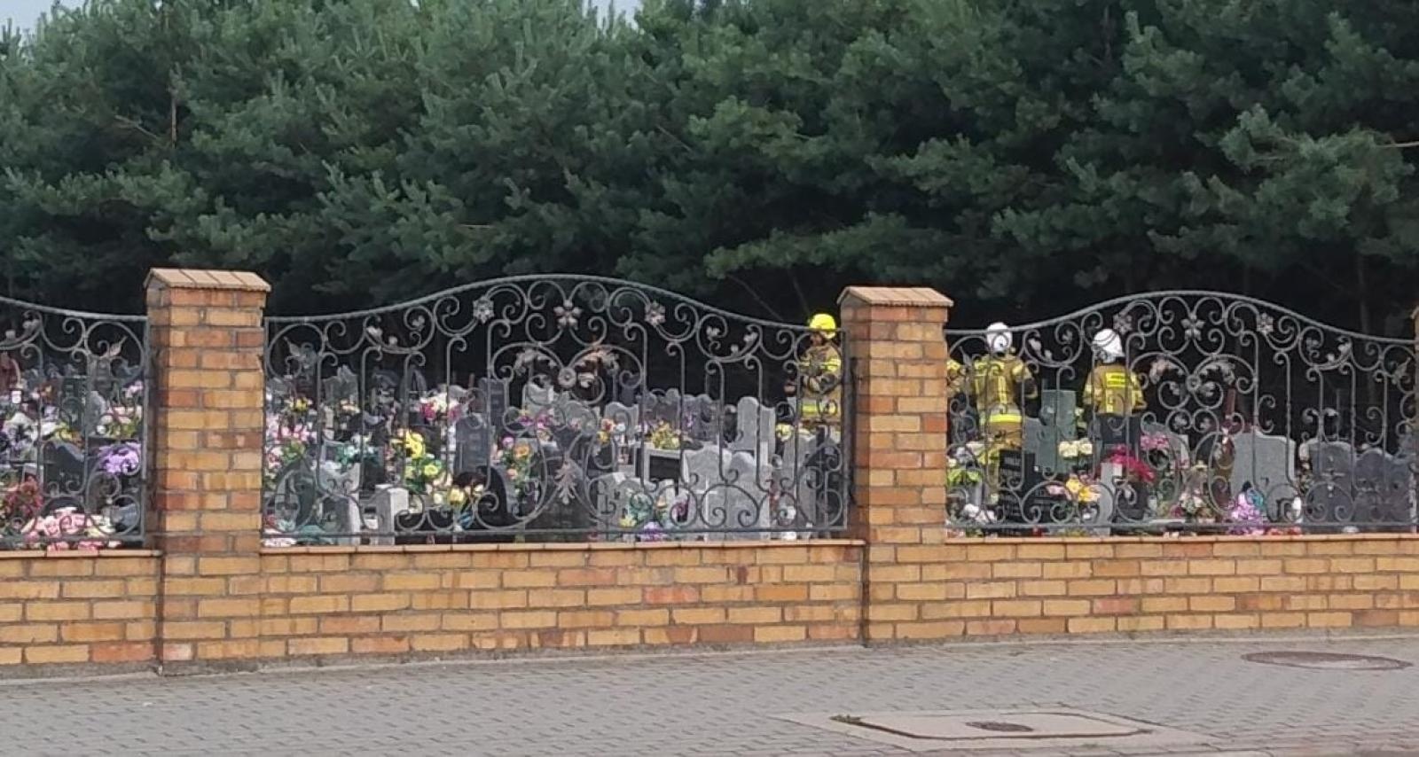 Zdjęcie w galerii na portalu naszraciborz.pl: Strażacy wezwani do palącego się znicza wiadomości z regionu