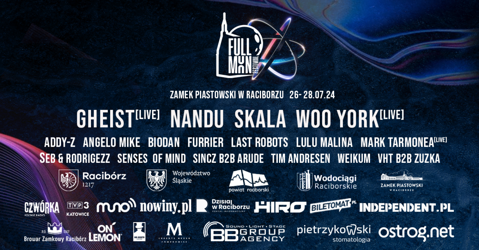 Zdjęcie w galerii na portalu naszraciborz.pl: Raciborz na mapie lipcowej trasy duetu WOO YORK! Full Moon Festival już od piątku na zamku wiadomości z regionu