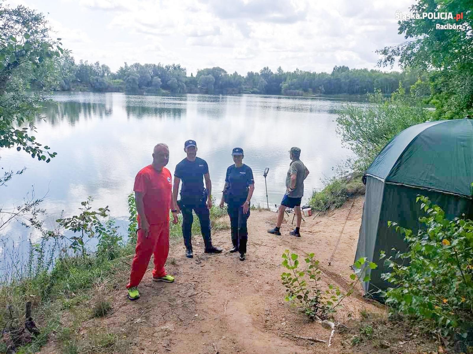 Zdjęcie w galerii na portalu naszraciborz.pl: Raciborska policja przypomina o bezpieczeństwie nad wodą wiadomości z regionu
