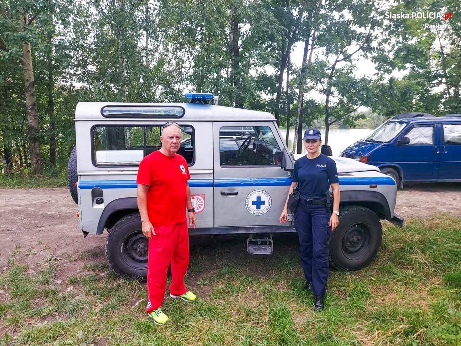 Zdjęcie w galerii na portalu naszraciborz.pl: Raciborska policja przypomina o bezpieczeństwie nad wodą wiadomości z regionu