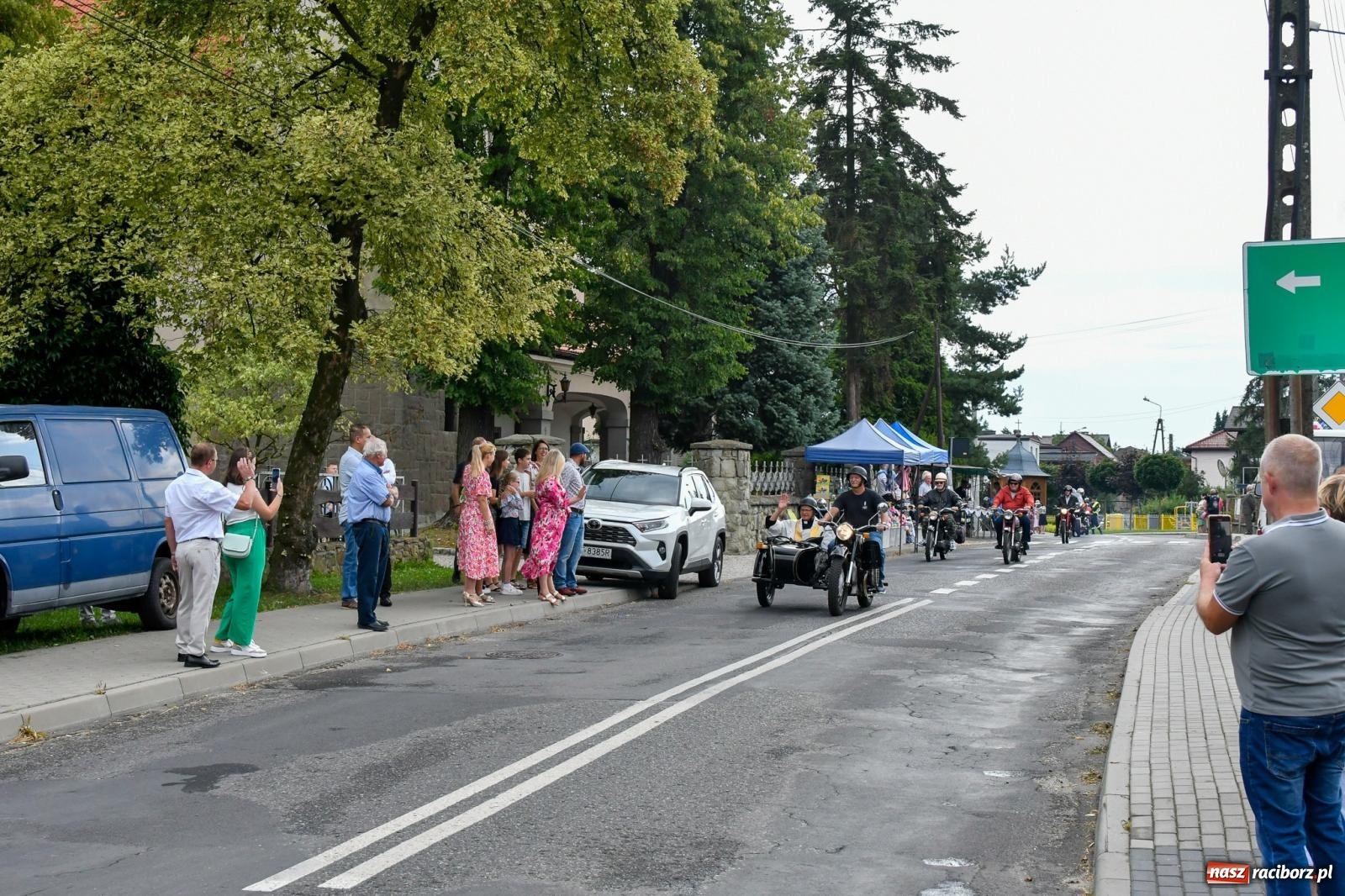 Zdjęcie w galerii na portalu naszraciborz.pl: Parada motocyklistów w Pogrzebieniu [FOTO i WIDEO] wiadomości z regionu