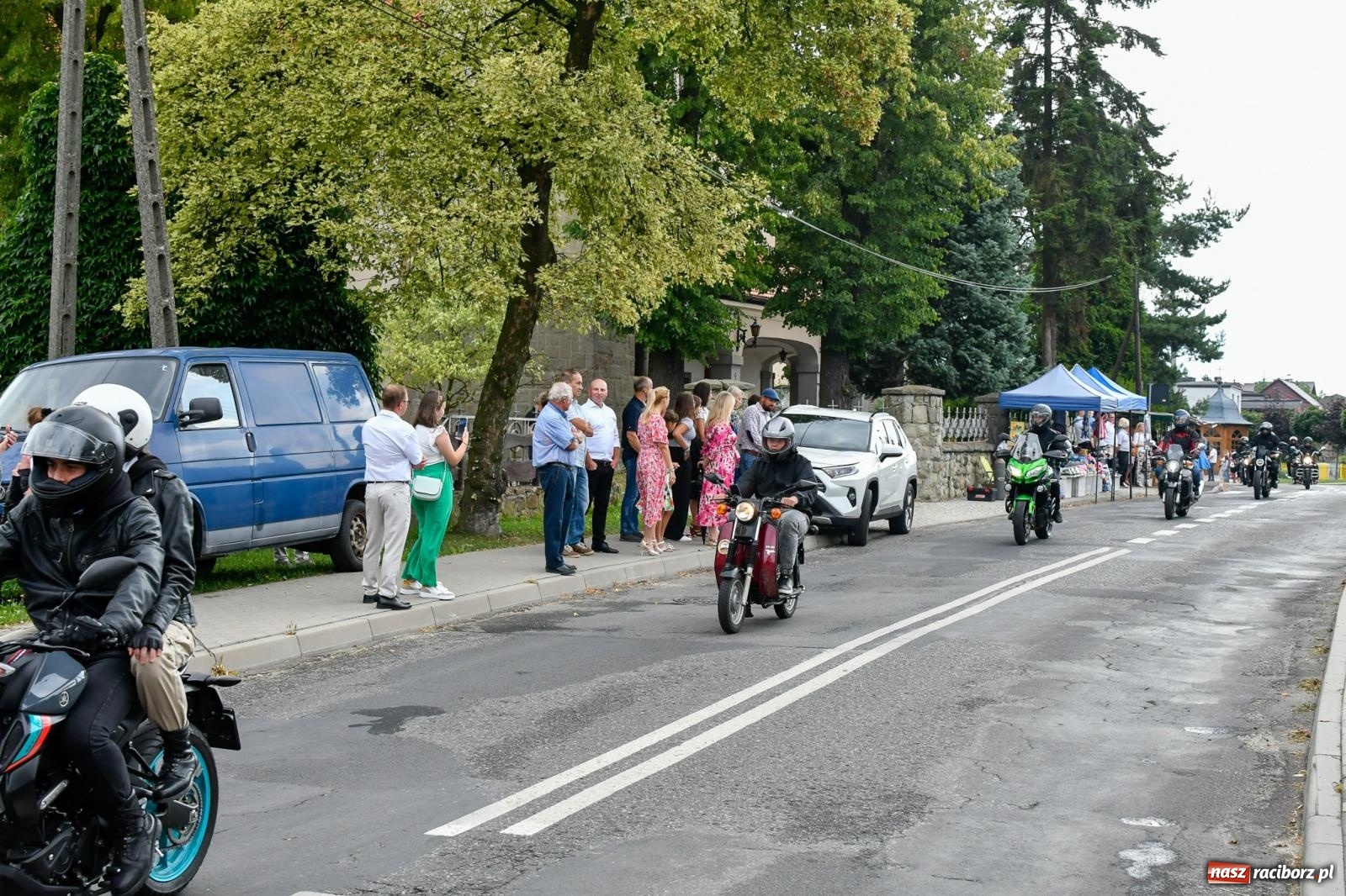 Zdjęcie w galerii na portalu naszraciborz.pl: Parada motocyklistów w Pogrzebieniu [FOTO i WIDEO] wiadomości z regionu