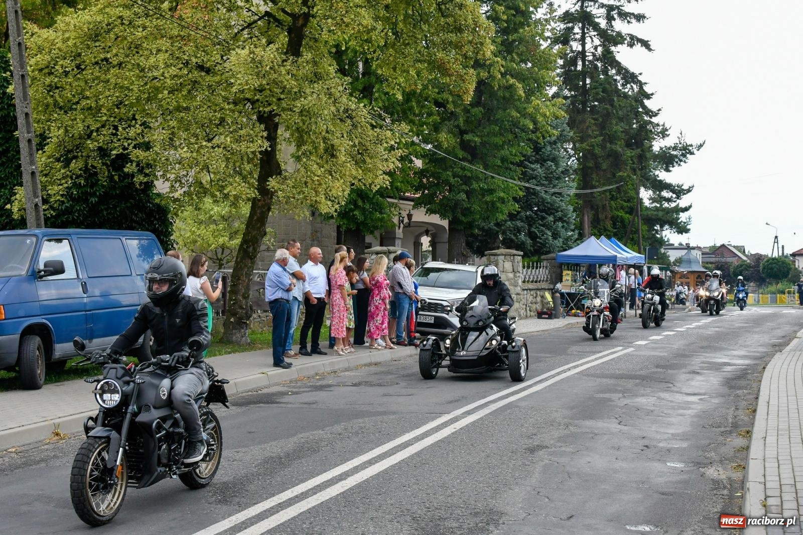 Zdjęcie w galerii na portalu naszraciborz.pl: Parada motocyklistów w Pogrzebieniu [FOTO i WIDEO] wiadomości z regionu