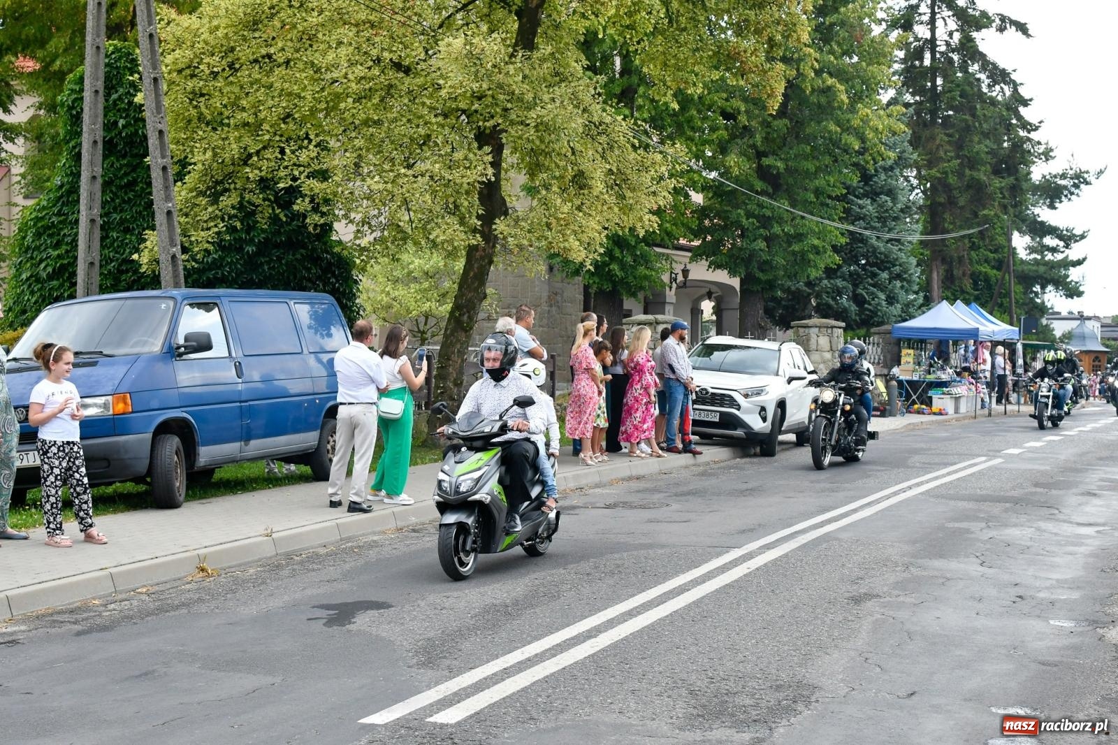 Zdjęcie w galerii na portalu naszraciborz.pl: Parada motocyklistów w Pogrzebieniu [FOTO i WIDEO] wiadomości z regionu