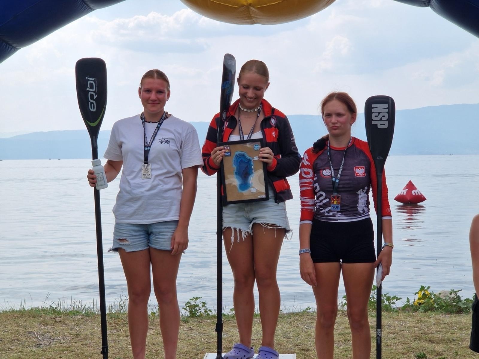 Zdjęcie w galerii na portalu naszraciborz.pl: Sukces raciborskiej ekipy na Lake Ohrid SUP Crossing w Macedonii Północnej wiadomości z regionu