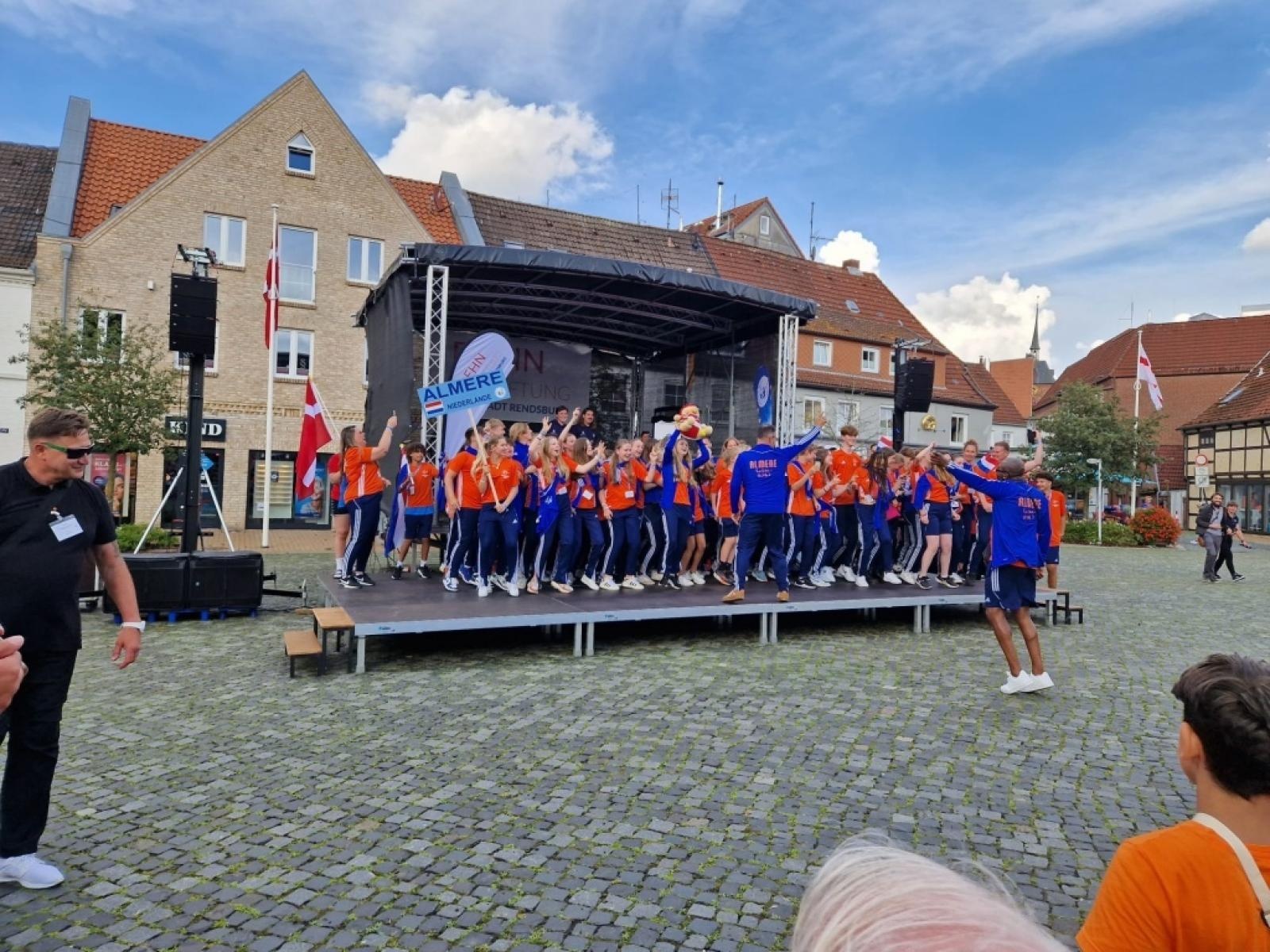 Zdjęcie w galerii na portalu naszraciborz.pl: Złoto, srebro i musical na medal - Powiat Raciborski na Europejskich Igrzyskach Młodzieży wiadomości z regionu