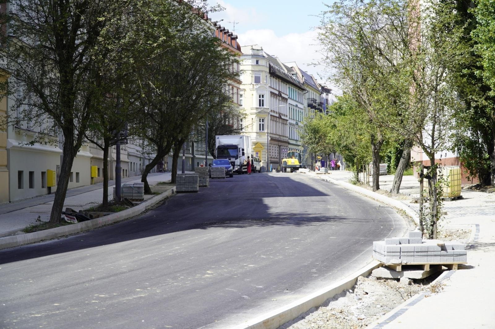 Zdjęcie w galerii na portalu naszraciborz.pl: Przebudowa ulicy Staszica. Finał prac w październiku wiadomości z regionu