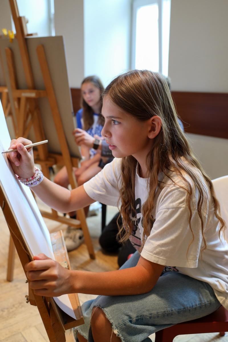 Zdjęcie w galerii na portalu naszraciborz.pl: Letnia pracownia malarstwa w RCK wiadomości z regionu