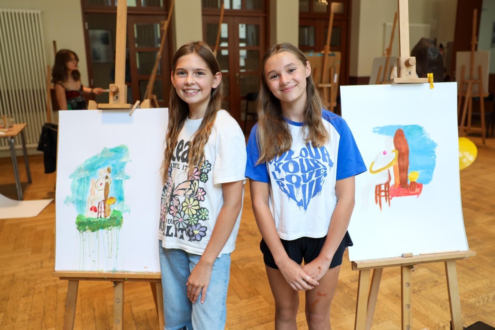 Zdjęcie w galerii na portalu naszraciborz.pl: Letnia pracownia malarstwa w RCK wiadomości z regionu