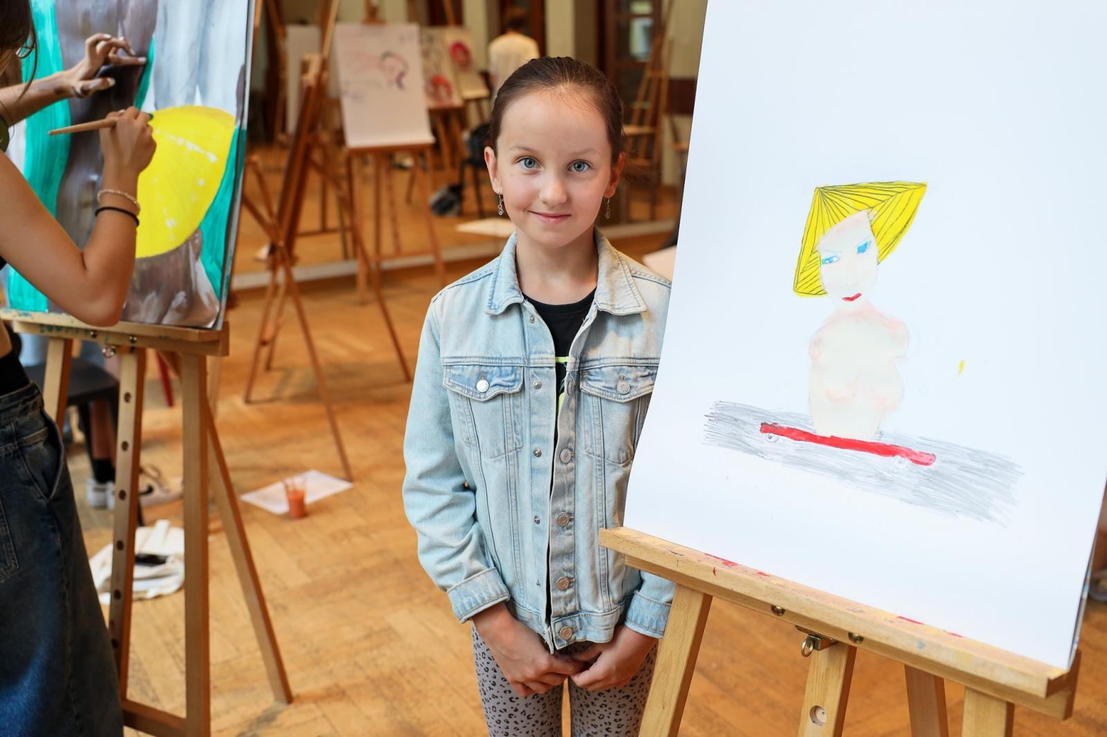 Zdjęcie w galerii na portalu naszraciborz.pl: Letnia pracownia malarstwa w RCK wiadomości z regionu