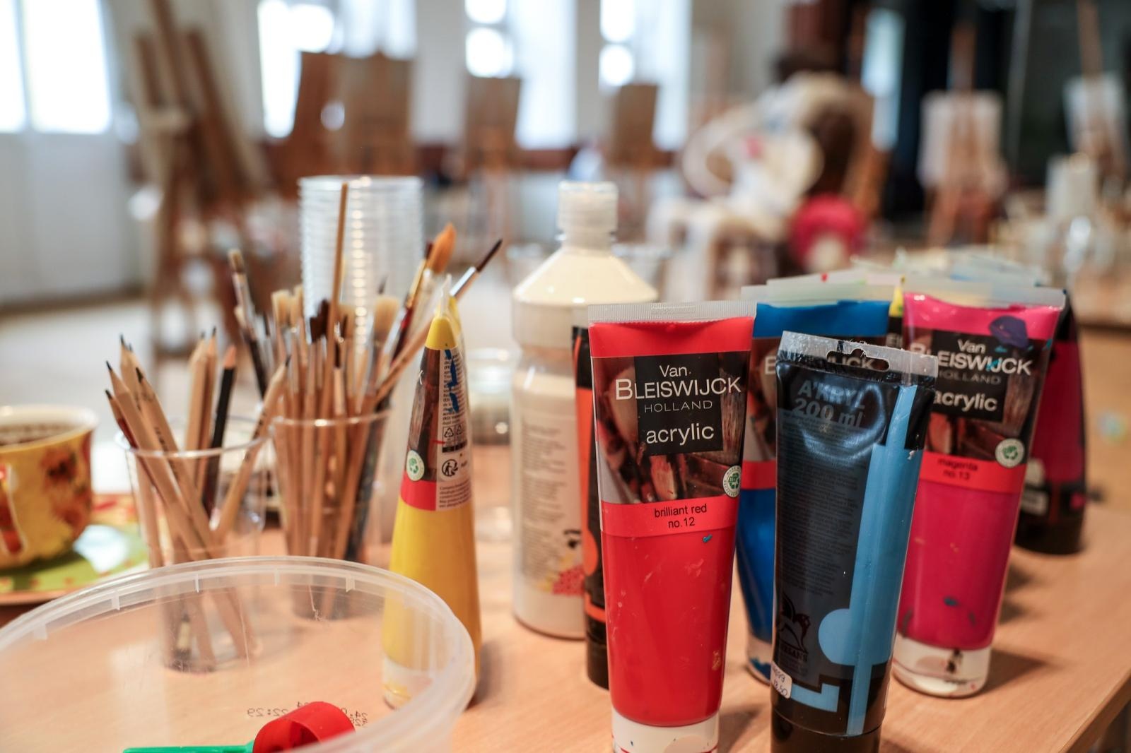 Zdjęcie w galerii na portalu naszraciborz.pl: Letnia pracownia malarstwa w RCK wiadomości z regionu