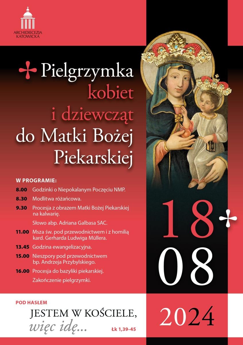 Zdjęcie w galerii na portalu naszraciborz.pl: Pielgrzymka kobiet i dziewcząt do Piekar Śląskich wiadomości z regionu